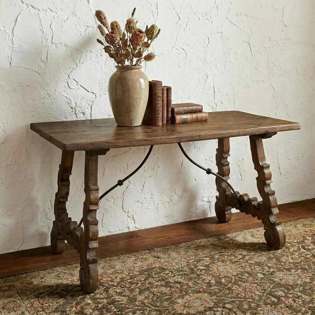 Mesa de escritorio artesanal — foto 1