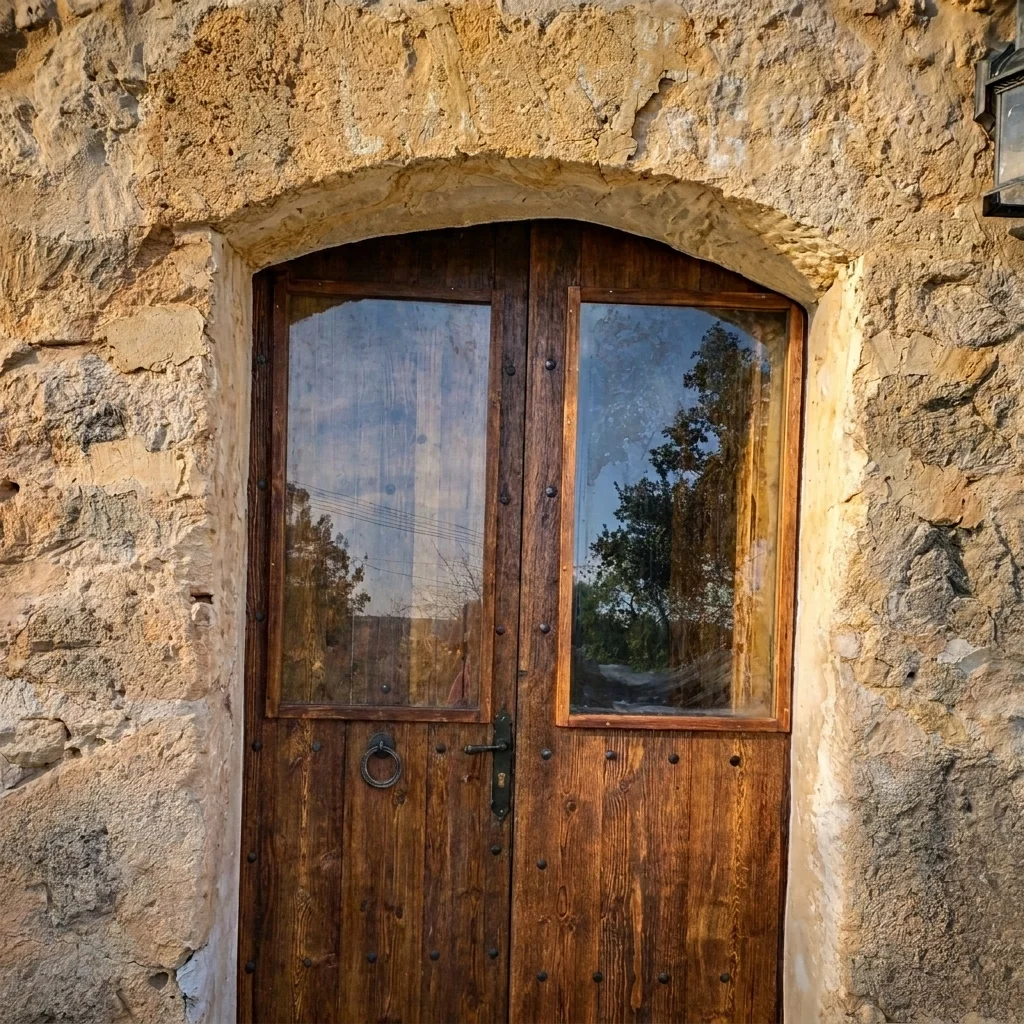 Puerta vidriera artesanal — foto 2